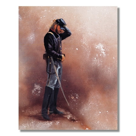 Civil War Artwork - Civil War Blue Soldier Wall Picture Art Print