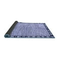 thumbnail image 2 of Ahgly Company Indoor Round Abstract Blue Modern Area Rugs, 6' Round, 2 of 4