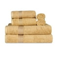 thumbnail image 2 of BNM Egyptian Cotton Luxury 6 Piece Towel Set, Gold, 2 of 5