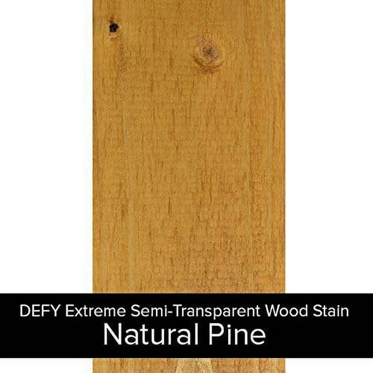 Defy Extreme Semi-Transparent Exterior Wood Stain, Butternut, 1 Gal Bottle 300425 F