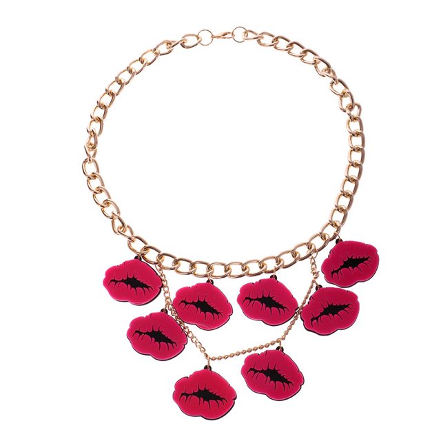 Collar de Labios Zulema de Encanto de Moda Zulema Collar de labios de mujer