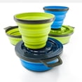 thumbnail image 2 of GSI Outdoors Plato Hondo Colapsable, Modelo Escape Bowl + Tapa 22 fl. Color Verde GSI Outdoors Escape Bowl + Lid, 2 of 2