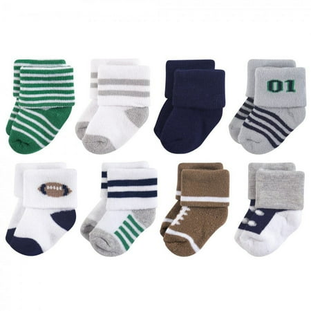 UPC: 0660168762082 | Little Treasure Baby Boy Newborn Socks  Football  0-6 Months