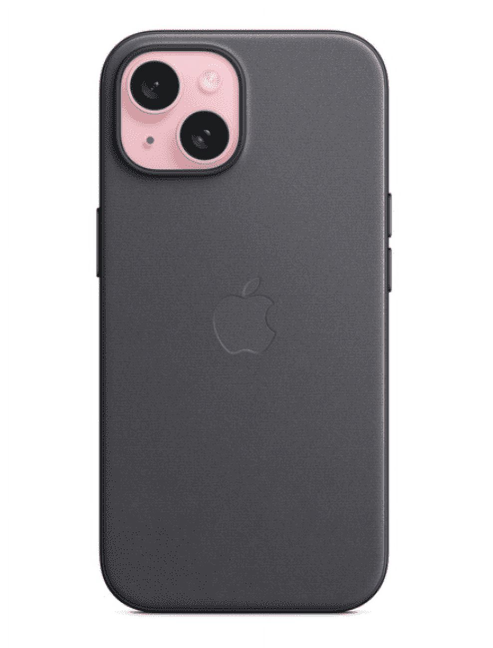Apple iPhone 15 FineWoven Case with MagSafe - Black