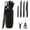 Black, variant on Coliware 7-Piece Knife Set, Stainless Steel White Professional Kitchen Knife Set for Chef, Super Sharp Knife Set with Universal Knife Block for Home Restaurant
