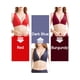 thumbnail image 3 of Sujetador de encaje para mujer, cierre frontal, sin aros, tallas grandes, 3 of 8