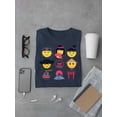 thumbnail image 3 of Japanese Emoji Icons - Cute Cultural Set Graphic Men's T-shirt, 3 of 4