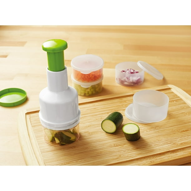 Mainstays Plunge Chopper with 4 Containers