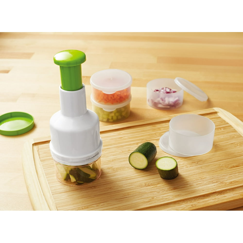 Mainstays Plunge Chopper with 4 Containers