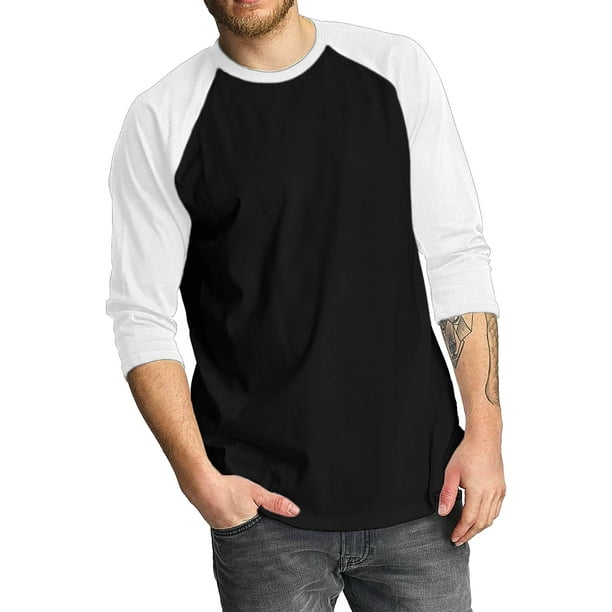 Pro Club Men's 3/4 Sleeve Baseball Raglan Active Cotton TShirts