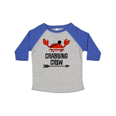 

Inktastic Crabbing Crew Crab Lover Boys or Girls Toddler T-Shirt