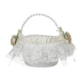 thumbnail image 4 of Cesta de flores de boda Cesta de almacenamiento de Dulces de frutas Decoraciones Cesta de niña de flores para celebraciones Iglesia Boda perfecl Cesta de boda, 4 of 8
