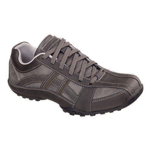 skechers men's citywalk malton oxford sneaker charcoal