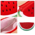 thumbnail image 5 of Large Capacity Watermelon Pencil Case Simulate Watermelon Pen Bag Plush Watermelon Pencil Storage Bag office Supplies, 5 of 7