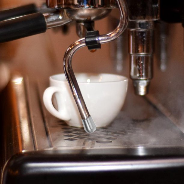 BESTYASH Boquilla Automática Para Máquina De Café En Acero Inoxidable Resistente Con Boquilla De Espuma Para Leche