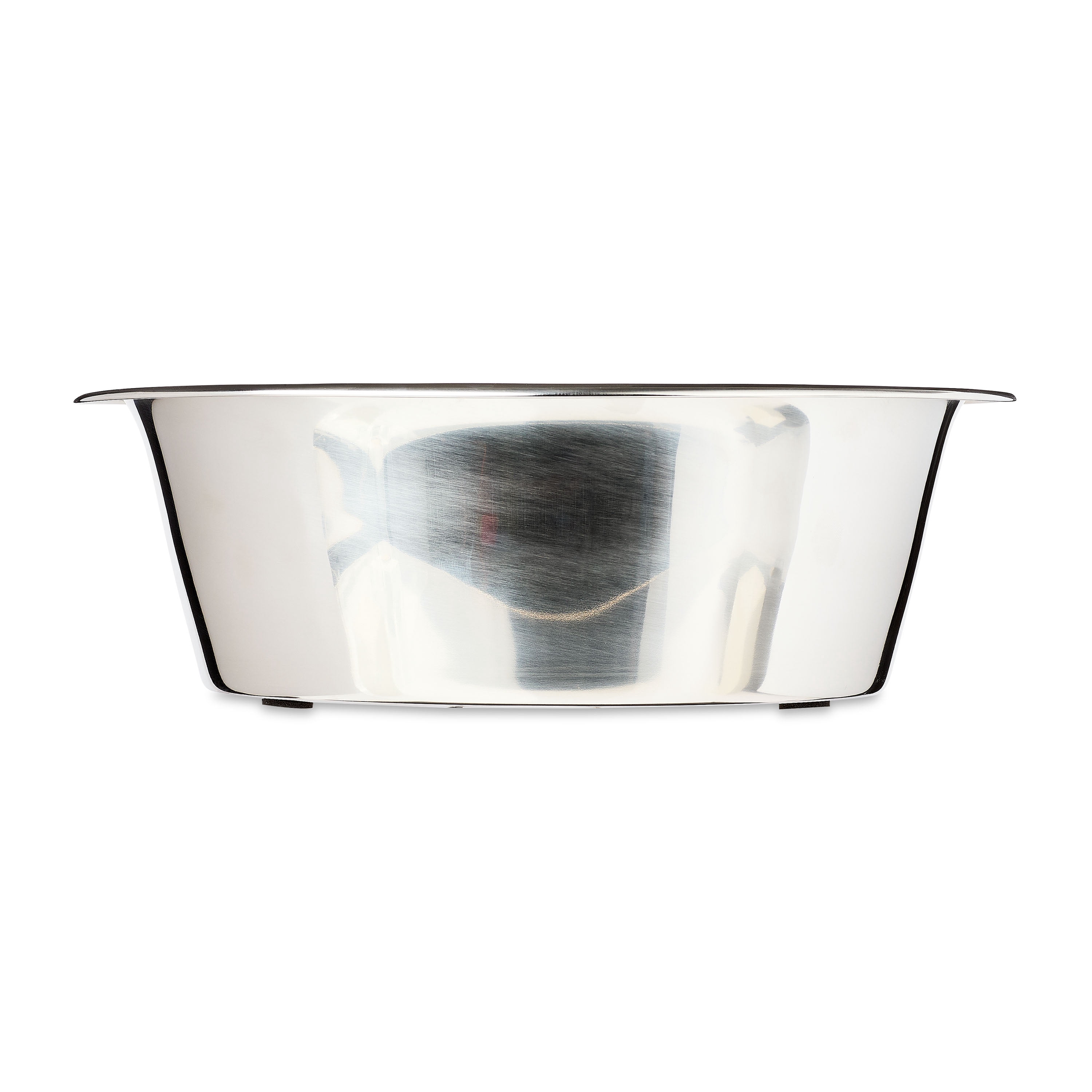 (2 pack) Vibrant Life Medium 7.6-Cup Stainless Steel Pet Bowl, Silver