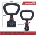 thumbnail image 5 of Foci Cozi Barbell To Kettlebells Converter Adjustable 200 lb, 5 of 7