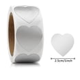 thumbnail image 2 of Valentine's Day Heart-Shaped Decoration,Heart-Shaped Thank You Stickers, Envelope Seals, Wedding Thank You Labels, 1-inch Stickers for Festival Card, Gift Wraps, Tags, Mailer Bags(Silver), 2 of 8
