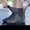 black, variant on 1 pair reusable rain boot covers waterproof durable outdoor silicone waterproof shoe covers non slip shoe covers on rainy days (black,L)