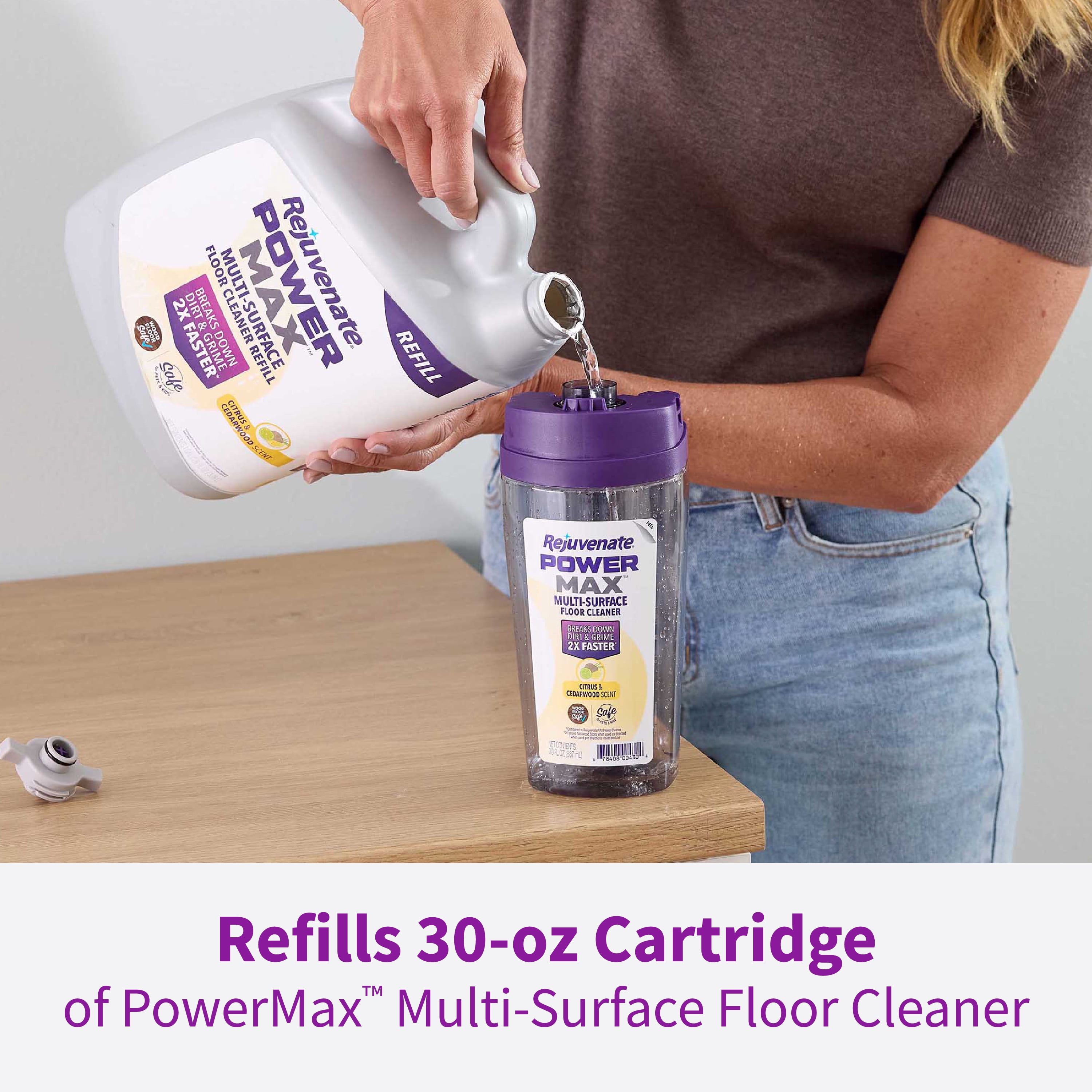 Rejuvenate Multi-Surface Floor Cleaner 64 Ounces Citrus Cedarwood