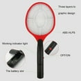 thumbnail image 5 of Walbest Bug Zapper 19" Electric Fly & Mosquito Swatter Racket Outdoor/Indoor Killer for Flies Battery Operated Tennis Killing 1500 Volts Electronic Catcher 2 AA Batteries Not Included, 5 of 7