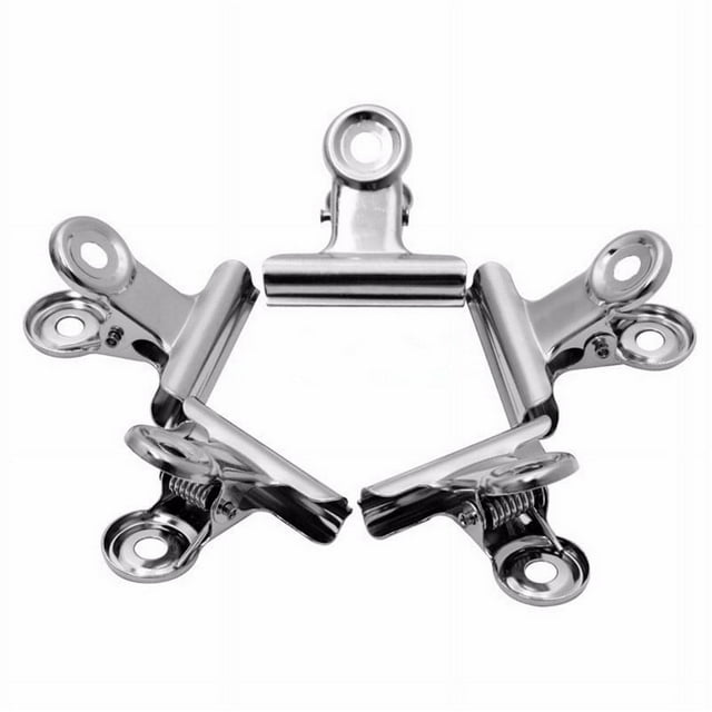10x Spring Binder Clips Bulldog Clip Paper File Clamps Storage