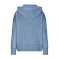 thumbnail image 5 of YUGYXL Women's 2025 Zip Up Y2K Hoodies Casual Long Sleeve Sweatshirts Fall Spring Track Jackets with Pockets Blue M, 5 of 6