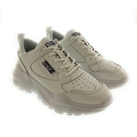 Versace Jeans Couture Womens White Chunky Sole Retro Sneakers
-EU39 for Womens