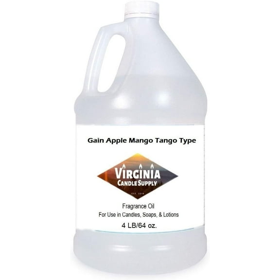 Gain Apple Mango Tango Type 64oz Bottle for Candle Making, Soap Making, Tart Making, Room Sprays, Lotions, Car Fresheners, Slime, Bath Bombs, Warmers