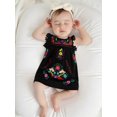 thumbnail image 4 of BemeyourBBs Boho Toddler Girls Summer Dress Bohemia Casual Floral Embroidery Square Neck Sleeveless Dress for Beach Party Cute Clothes, 4 of 9