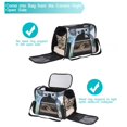 thumbnail image 5 of Koala Sherpa Fabric 900D Oxford Cloth Pet Carrier Bag with Nylon Webbing - 17x10x11.8 in - Black, 5 of 7