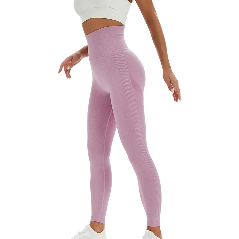 Confetti Collection - Light Pink Ruched Scrunch Bum Gym Leggings