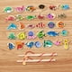 thumbnail image 4 of Juego magnético de madera y juego de captura de , cognición de la vida marina para juegos de mesa, regalos de cumpleaños, preescolar + niñas bo 31 Macarena Juguetes de juego de pesca, 4 of 8