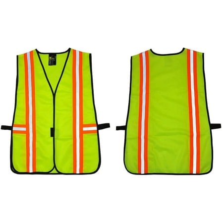 

G & F Products Industrial Safety Vest 41112-20 Safety Waistcoat Reflective Stripes