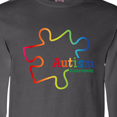 thumbnail image 4 of Inktastic Rainbow Gradient Autism Long Sleeve T-Shirt, 4 of 5