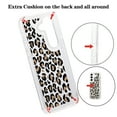 thumbnail image 3 of Feishell Case For Samsung A15 Cute Leopard Print Pattern Soft TPU Rubber Bumper Shockproof Anti-Scratch Slim Phone Cover Support Wireless Charging For Samsung Galaxy A15, Black+Pink, 3 of 8