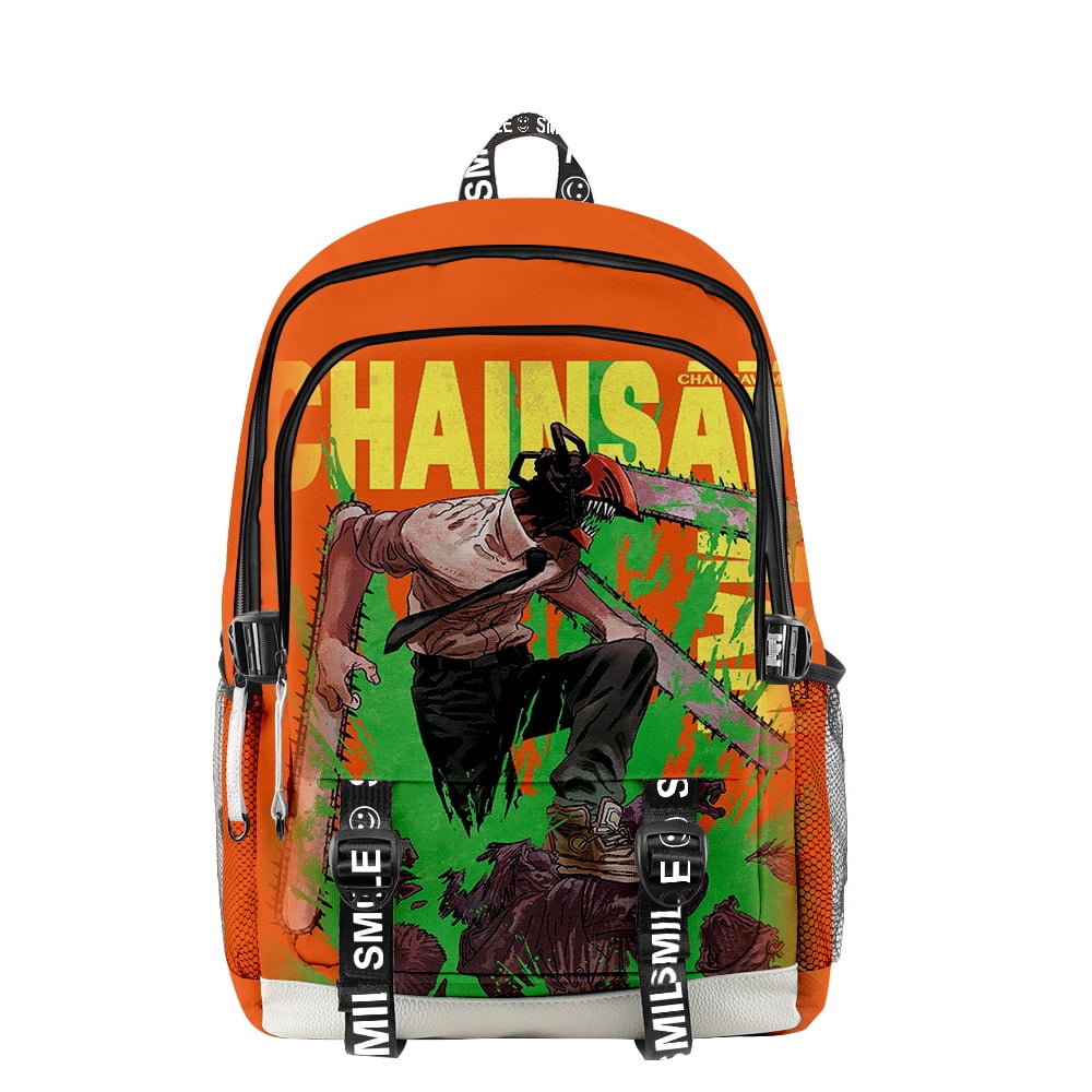 BINGTIESHA Anime Chainsaw Man 3D Fashion Backpack Boy girls New Game School Bags Unisex Bag