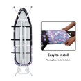 thumbnail image 5 of HELLHERO Iron Board Covers Easy Change 15x54 Inches Elastic Edges Protect Cover Polyester Fabric Lightweight Easy to Fold & Removable Cover Purple Hearts, 5 of 6