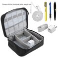 thumbnail image 1 of Rdeghly Portable Storage Bag, Headphone Storage Bag,Portable Storage Bag for USB Cable Power Bank Headphone Digital Garget Organizer, 1 of 8