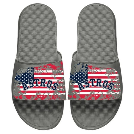 

Men s ISlide Gray Houston Astros American Flag Slide Sandals