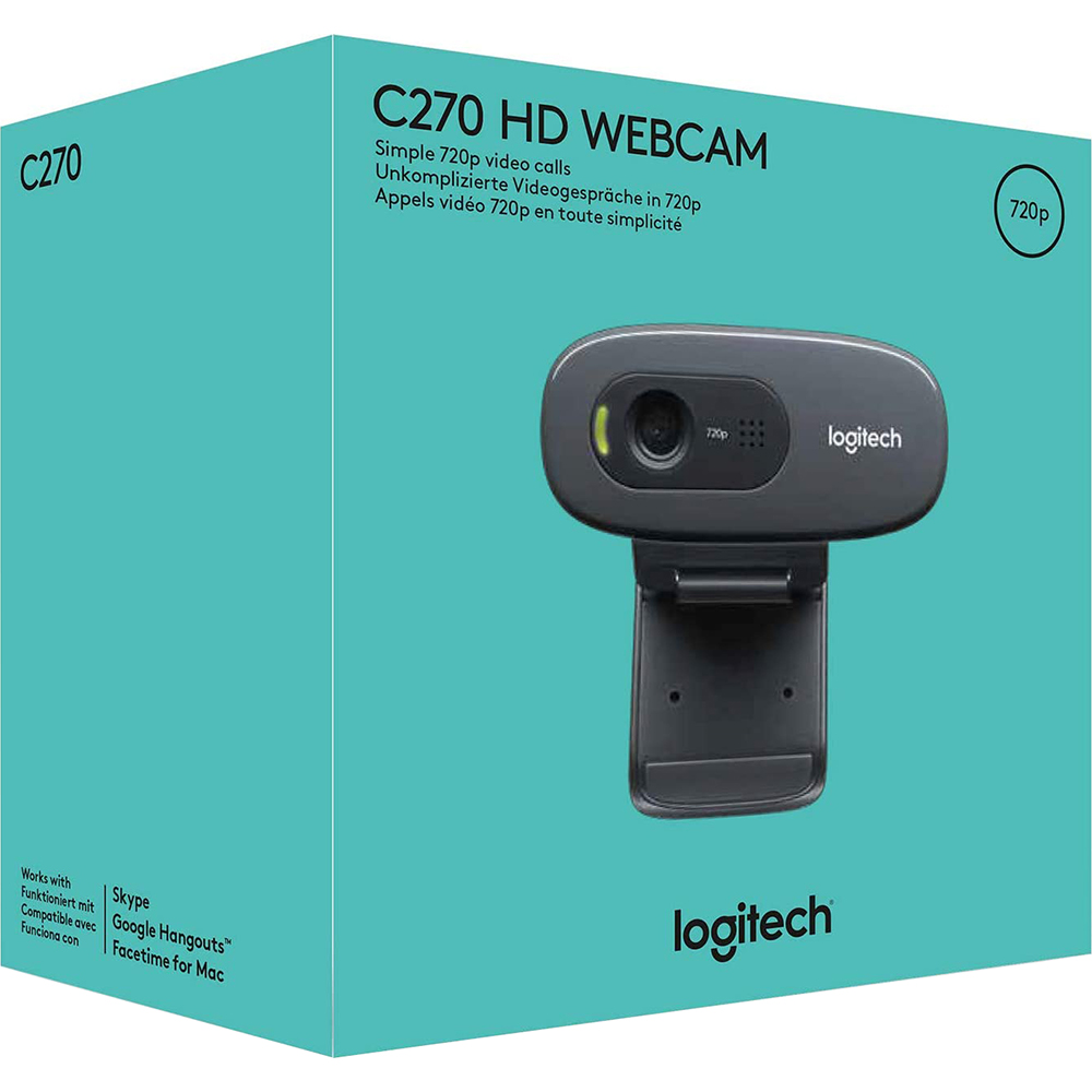Logitech C270 HD Webcam with Noise-Reducing Mic photo 7