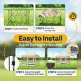thumbnail image 6 of SPECSTAR 10'x 10' Easy Pop-up Canopy with Mesh Netting, Instant Outdoor Screened tent with Mosquito Netting, 2 Zipper Doors and Roller Bag for Yard Camping Picnic Party Events, Beige, 6 of 9