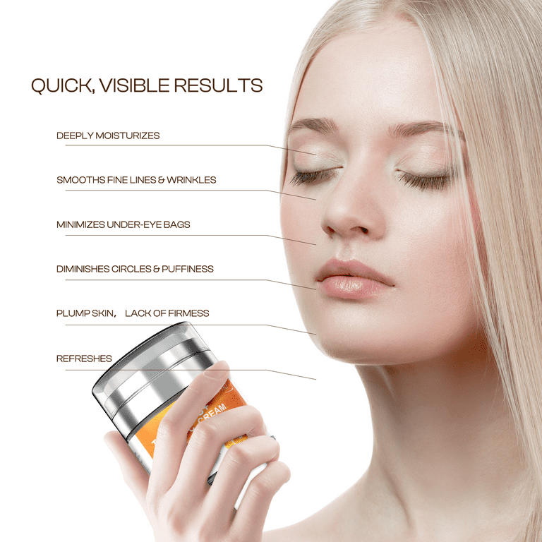 Turmeric Face Cream with Vitamin C –Fades Dark Spots & Hydrates