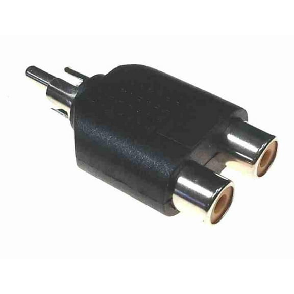 Dual RCA (female) to RCA (male)
