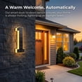 Borikise Solar House Numbers Waterproof Lighted Address Sign for House ...