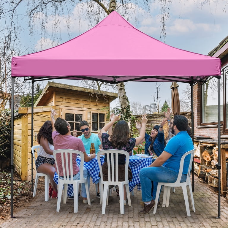 Ainfox 10'x10'Pop Up Canopy Tent Windproof UV Shelter Outdoor