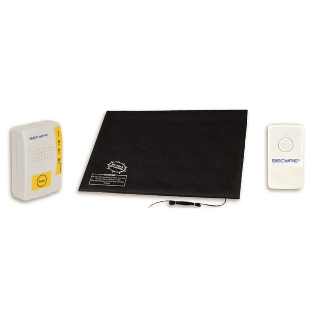 Secure Caregiver Alert System Wireless Remote Pager with 24" x 36