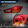 thumbnail image 4 of MZORANGE Right Side Outer Rear Tail Light Stop Lamps For Mitsubishi Outlander Sport ASX 2011 2012-2019, 4 of 9