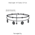 thumbnail image 3 of FindChic Ankle Bracelets for Women Waterproof Black Layered Stainless Steel Anklets Adjustable Summer Beach Jewelry Birthday Mothers Day Gifts for Her/Mom/Wife, 8.5-10.5inch, 3 of 9