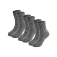 thumbnail image 2 of BadPiggies 3 Pairs Merino Wool Thermal Socks for Men, Ultra-Thick Wool Hiking Socks Winter Warm Breathable Crew Socks, 2 of 8